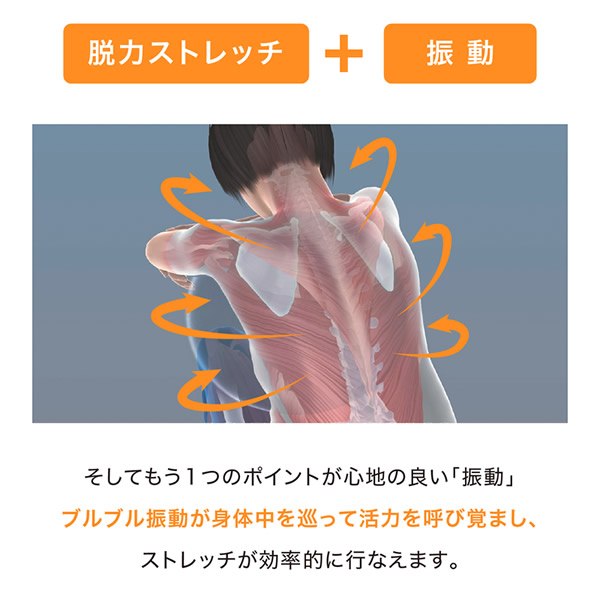 ストレッチパートナー ハグスフィア (送料無料) エクササイズ ストレッチ 筋トレ 脱力 振動マシン リフレッシュ 寝る前 スツール PROIDEA プロイデア_3