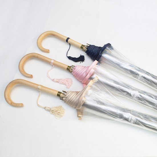 ホワイトローズ 縁結 -雅- (えんゆう -みやび-) (送料無料) 日本製 傘 高級 お洒落 ビニール傘 ギフト プレゼント 贈り物 父の日 母の日 記念品 雨 梅雨 White ROSE