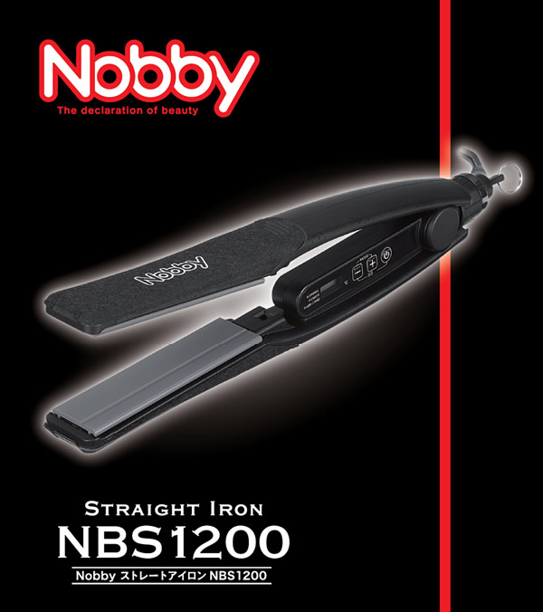 Nobby ノビー ストレートアイロン NBS1200 (送料無料) ストレートアイロン ヘアアイロン コテ ストレート 縮毛矯正 サロン プロ仕様 TESCOM テスコム_1