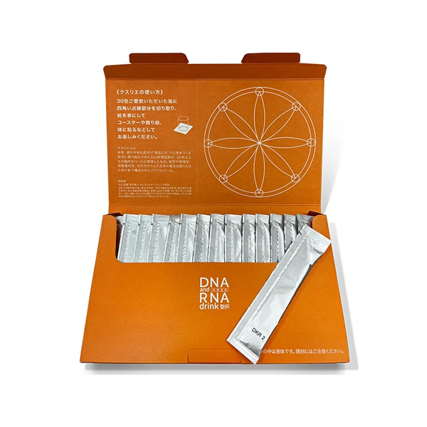 【正規販売店】DNA and RNAドリンク 聖杯 8g×30包入 (送料無料) 日本製 ユニカ DNA RNA サプリメント 健康食品 クスリエ 酵母 還元型ビタミンC 亜鉛 補酵素_2