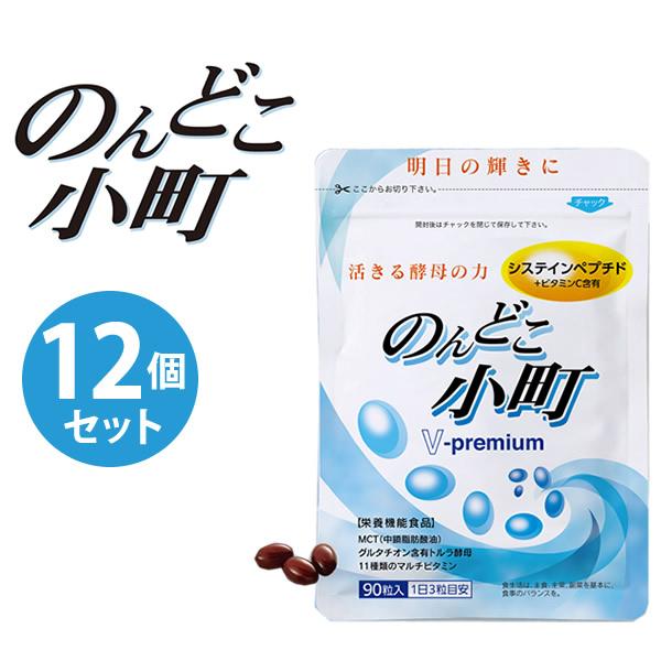 のんどこ小町 12個セット (全国一律送料無料) 栄養機能食品 システインペプチド 酵母エキス アミノ酸 マルチビタミン 葉酸 亜鉛 サプリメント 健康食品