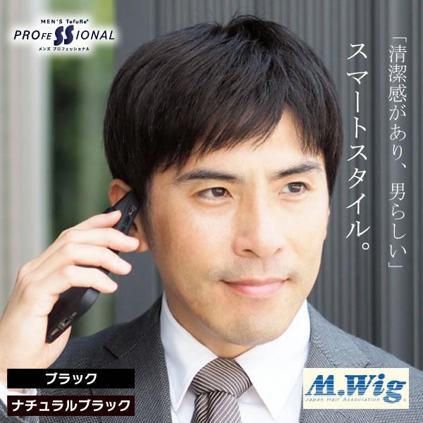 TefuRe 男性用ウィッグ スマートショート [DS-PTMEN-M10] (全国一律送料無料) ウィッグ フルウィッグ ウイッグ かつら 白髪隠し ボリュームアップ 薄毛対策 つけ毛 男性用 バレない 人毛 全頭かつら フリーサイズ 伸縮性 清潔感 簡単 脱毛 薄毛 軽量