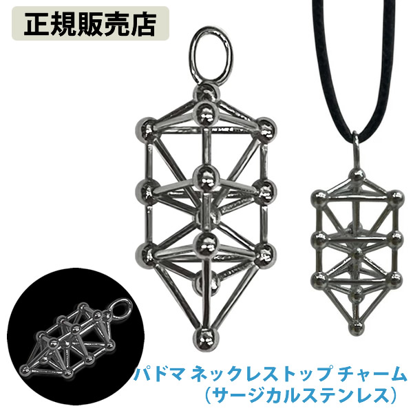 【正規販売店】パドマ ネックレストップ チャーム (全国一律送料無料) 3Dカバラ パドマ バッキーボール 立体 クスリエ ヒーリング カタカムナ 開運 アイテム グッズ ネックレス キーホルダー ストラップ 浄化 ユニカ Yunica