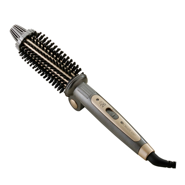 【選べるおまけ付き】クレイツ ロールブラシアイロン ネジッタ (送料無料) ヘアアイロン ブラシアイロン 巻き髪 スタイリング ブラシ型 アイロン カールアイロン ロールブラシ 海外兼用 折りたたみ ネジッタ BeRoots CREATES_2