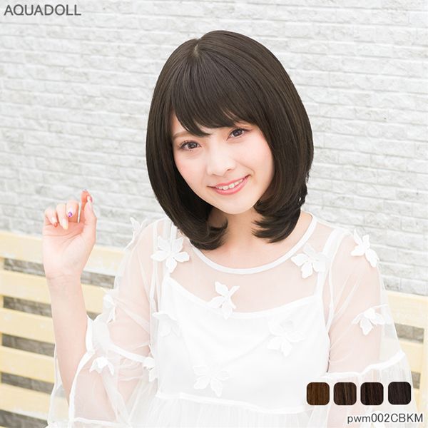 アクアドール ヴィーナス カジュアルミディ人毛MIXウィッグ [pwm002] (送料無料) AQUADOLL フルウィッグ