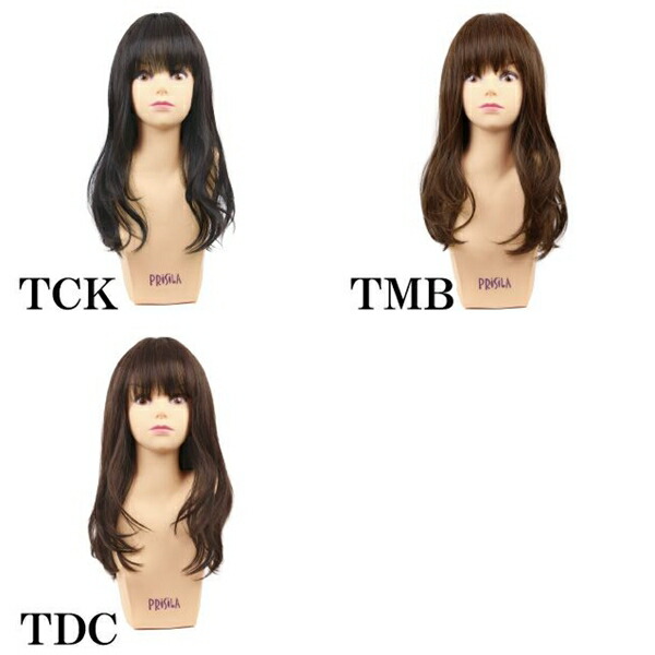 プリシラ オールウィッグ【フレイウェーブセミディ】A-706耐熱 (送料