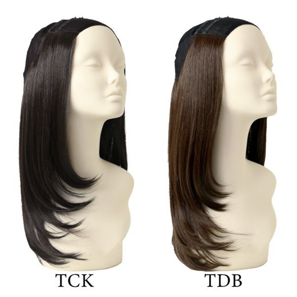 プリシラ アンダー帽子ウィッグ【ミディアムストレート】BO-22耐熱 (送料無料) PRISILA 前髪ウィッグ ロングの通販は