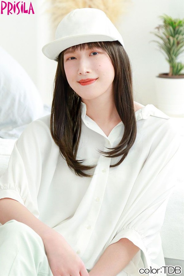 プリシラ アンダー帽子ウィッグ【ミディアムストレート】BO-22耐熱 (送料無料) PRISILA 前髪ウィッグ ロングの通販は