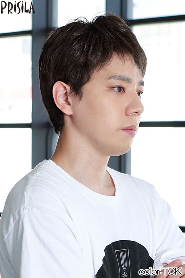 プリシラ 男性用五分ウィッグ【レイヤーショート】GB-22耐熱 (送料無料