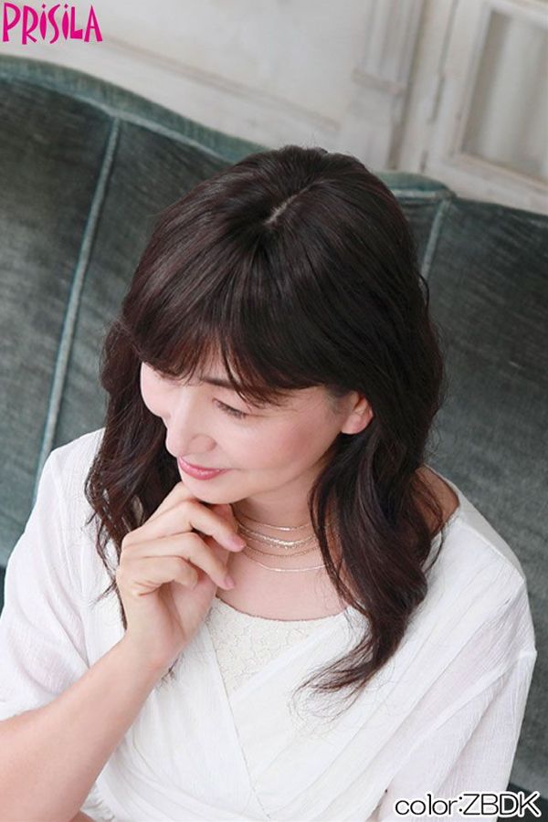 プリシラ 耐熱白髪かくしウィッグ【人毛・分け目タイプ】ST-100耐熱