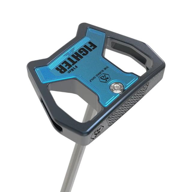 右用 BURKE GOLF バークゴルフ FIGHTER ゼロトルク ( F16CC / F22CC / F35CC ) パター ブルー / シルバー US仕様 ファイター Zero Torque 33インチ 34インチ 35インチ_5