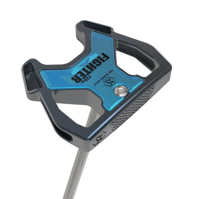 右用 BURKE GOLF バークゴルフ FIGHTER ゼロトルク ( F16CC / F22CC / F35CC ) パター ブルー / シルバー US仕様 ファイター Zero Torque 33インチ 34インチ 35インチ_11