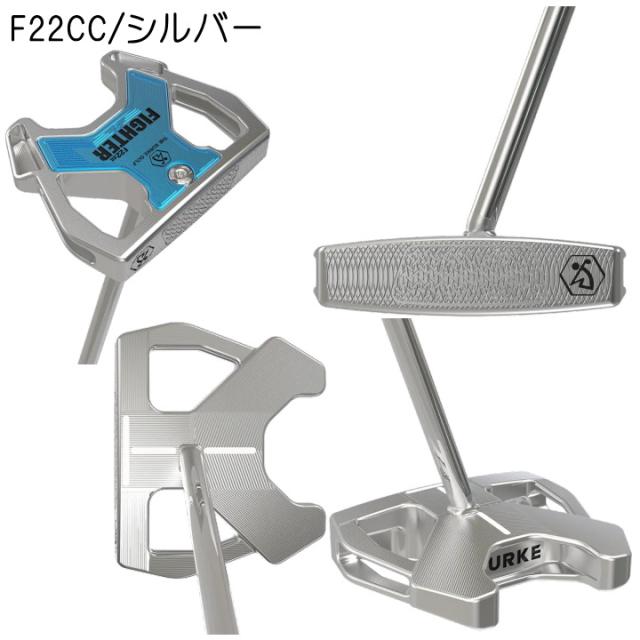 右用 BURKE GOLF バークゴルフ FIGHTER ゼロトルク ( F16CC / F22CC / F35CC ) パター ブルー / シルバー US仕様 ファイター Zero Torque 33インチ 34インチ 35インチ_12