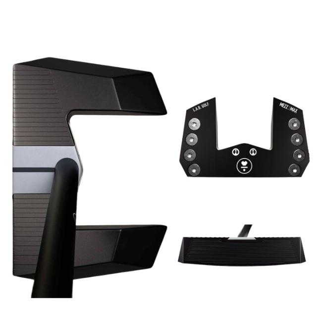 左用 2024 LAB GOLF ラブゴルフ MEZZ.1 MAX STOCK パター マットブラックプレミアムスチールシャフト US仕様 レフティー メッツ.1 マックス ストック 34インチ