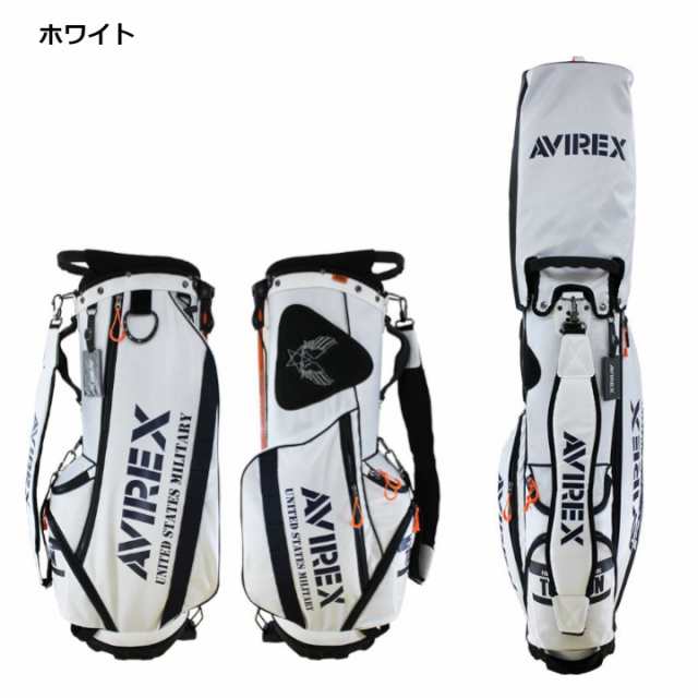 ○今なら帽子プレゼント○AVIREX GOLF スタンド キャディバッグ