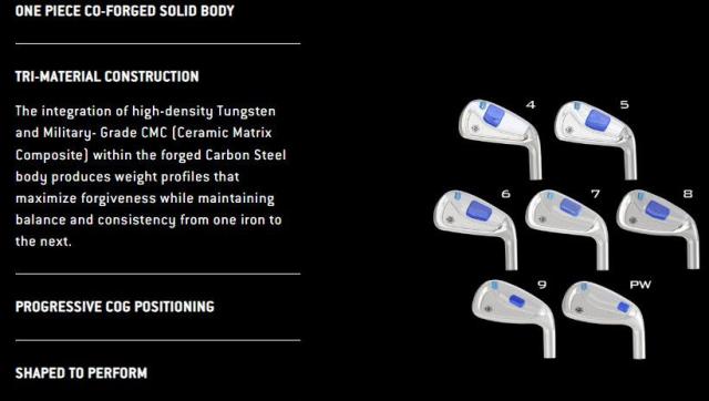 右用 ベティナルディ ブラック レインボー PVD CB24 アイアンセット 7