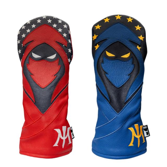 【送料無料】2025 三浦技研 ミウラゴルフ ヘッドカバー ライダーカップ ライバルズ エディション ハットリ ドライバー用 ( アメリカ / ヨーロッパ ) US仕様【メール便不可】