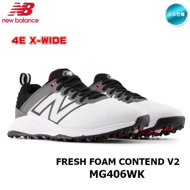 送料無料】ニューバランス FRESH FOAM CONTEND V2 MG406WK 4E X-WIDE