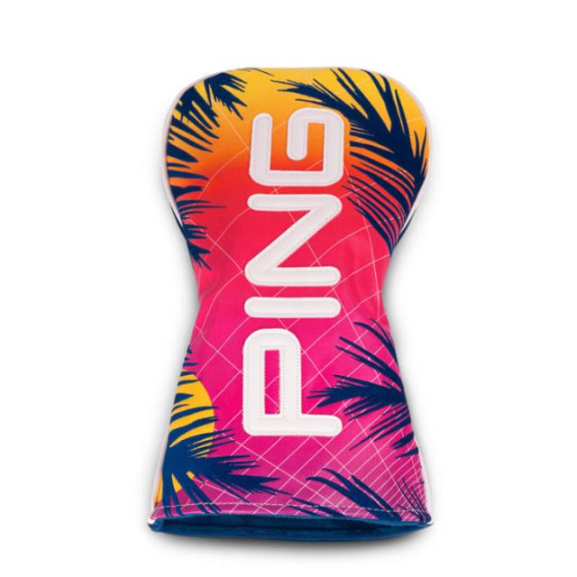 【送料無料】2025 ピン PING エレクトリックサンセット ドライバー用 ヘッドカバー 38179-01 US仕様 Electric Sunset Driver Headcover