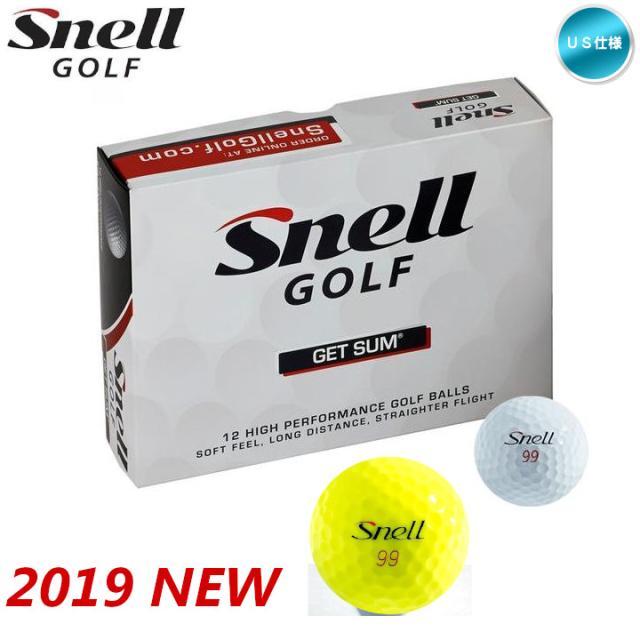 Us仕様 19 スネル ゴルフ Snell Golf ゲットサム Get Sum ゴルフボール 1ダース 12球入り ホワイト イエロー メール便不可 の通販はau Pay マーケット ゴルフショップ フジコ