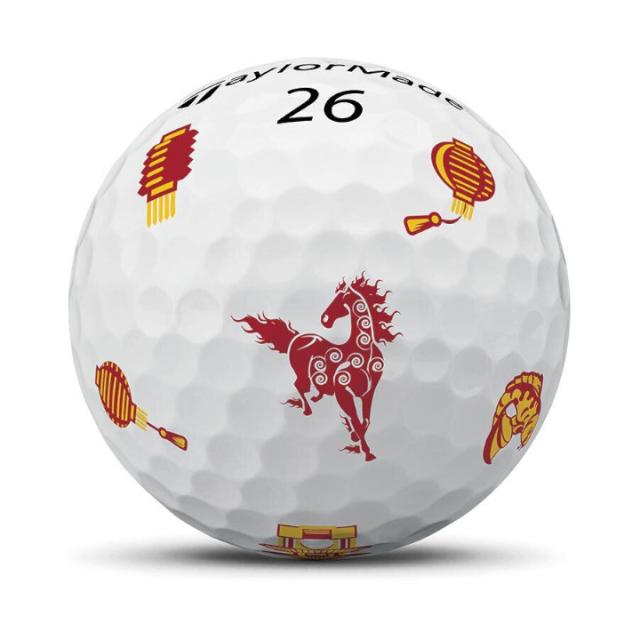 【送料無料】2026 テーラーメイド TP5 / TP5X pix Lunar New Year ゴルフボール  1ダース(12球入り) US仕様 ルナーニューイヤー 旧正月_3