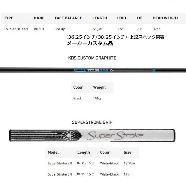 メーカーカスタム品：36.25インチ/38.25インチ】右用 テーラーメイド