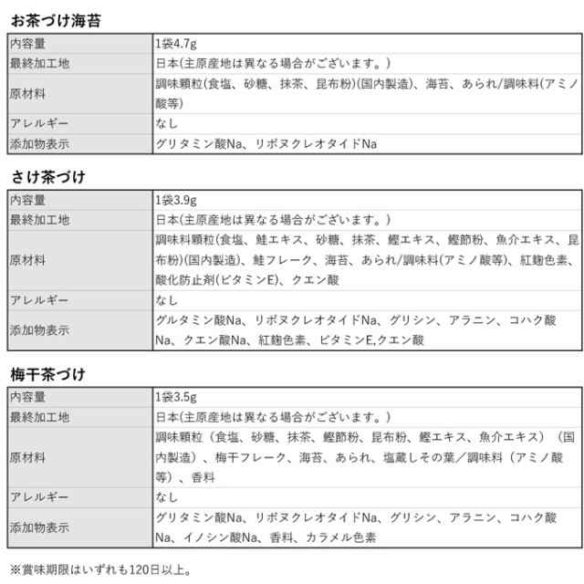 全国送料無料 対象店舗 4種から 選べる 永谷園 お茶づけ海苔 90袋セット お茶漬け お茶づけ海苔 茶漬け 鮭茶づけ 梅干茶づけ お買い得  業の通販はau PAY マーケット - お取り寄せグルメ本舗