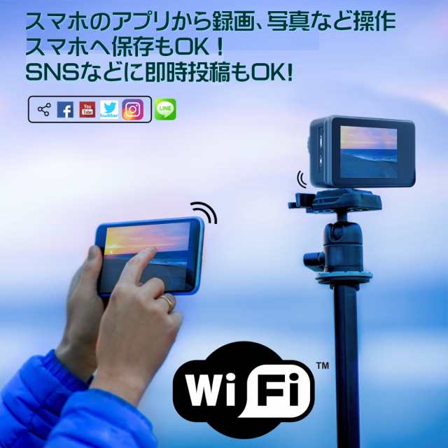 送料無料・税込み】最新 TB-5K S81 30fps ウェアラブルカメラ 動画 撮影 オールインワン セット アクションカメラ リモコン 付き 防水カメラ  防水カバー 付き 防水 水深 30m 対応 wi-fi sony 製 CMOS アプリ スマホ 高画質 タイムラプス ドローン アプリ iphone  androidの ...