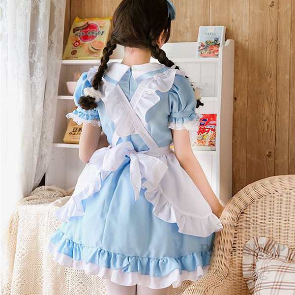 クリスマス コスプレ ハロウィン メイド服 アリス コスチューム 衣装 エプロンドレス レディース 仮装 豪華5点セット 大人用｜au PAY  マーケット