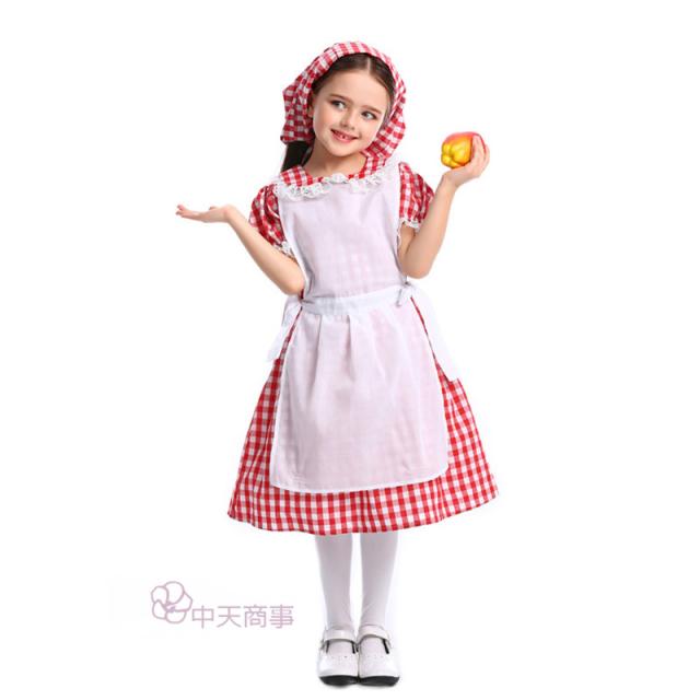 ハロウイン ピエロ服 仮装 子供服 メイド服 コスチューム イベント コスプレ衣装 パーテイー グループ ステージ衣装 キッズ 女の子の通販はau Pay マーケット 中天商事