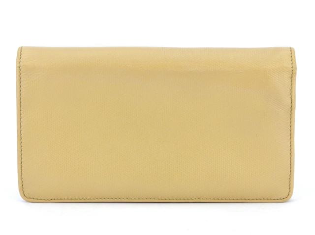 【30％OFF★週末タイムSALE】シャネル CHANEL 長財布ココボタン オールドシャネル ベージュ系 レディース 中古_1