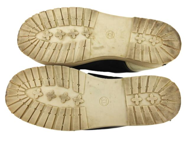 シャネル CHANEL スニーカーココマーク ♯36 ローカット ベージュ