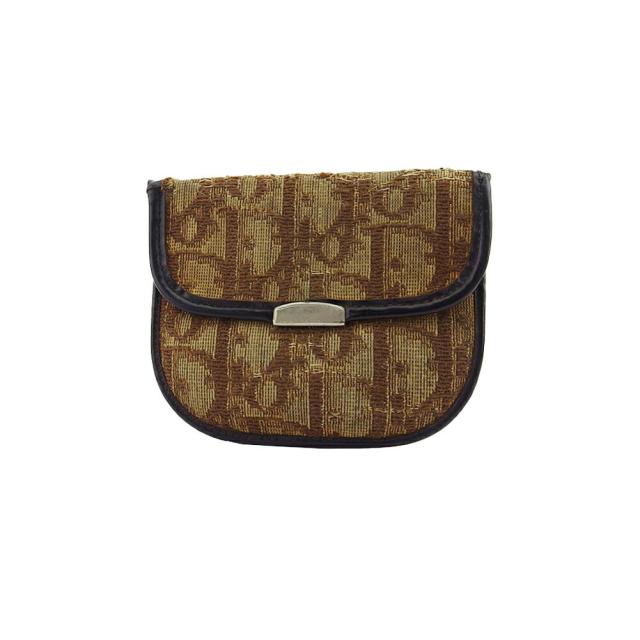 【BIGお買い物ラリー★30%OFFセール中】ディオール Dior ケーストロッター オールドディオール ベージュ ブラウン シルバー レディース 中古