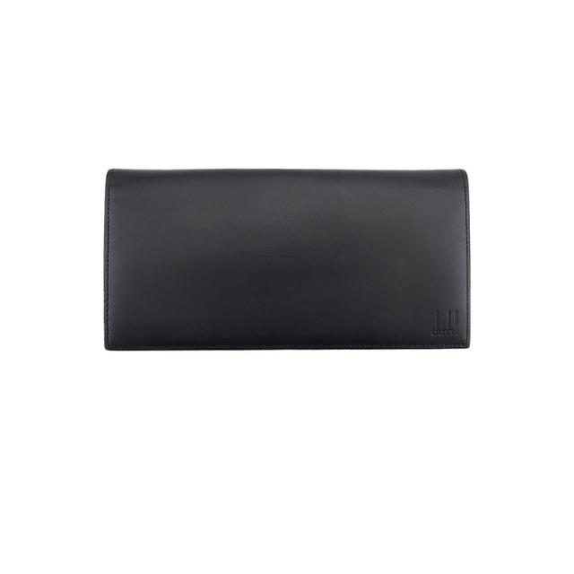 【BIGお買い物ラリー★30%OFFセール中】ダンヒル Dunhill 長財布ロングテールロゴ ブラック レディース 中古