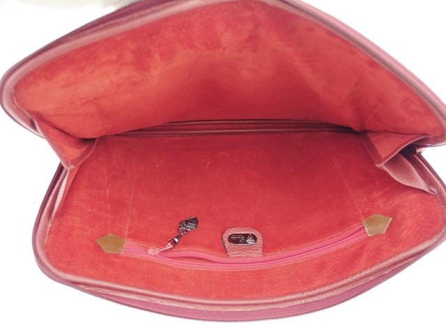 グッチ GUCCI ショルダーバッグダブルG 2WAY インターロッキングG レッド ブラウン レディース 中古_6
