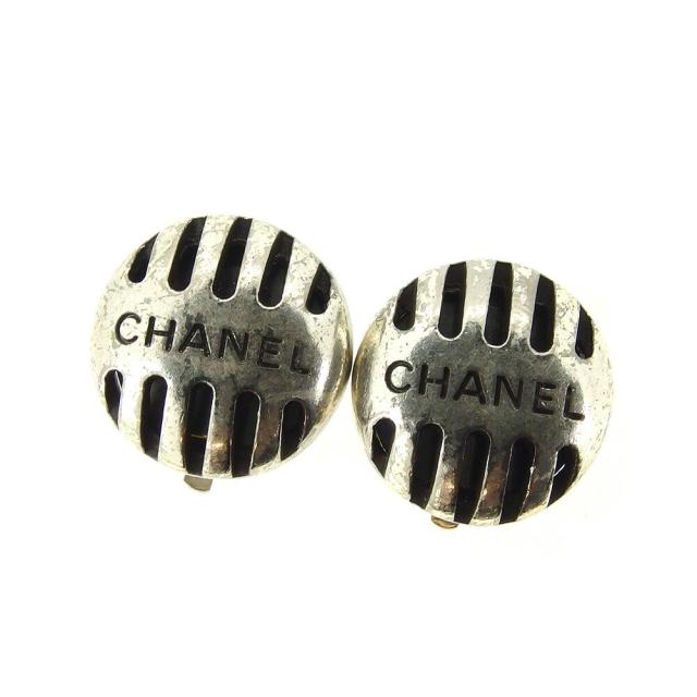 【月末SALE★30%OFF】シャネル CHANEL イヤリングロゴ オールドシャネル シルバー レディース 中古