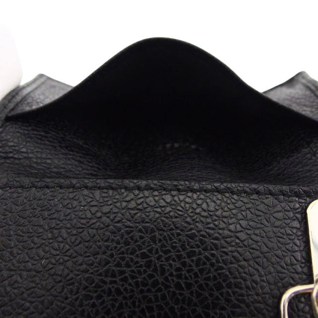 【30％OFF★週末タイムSALE】ブルガリ BVLGARI キーケースロゴプレート ブラック レディース 中古_7