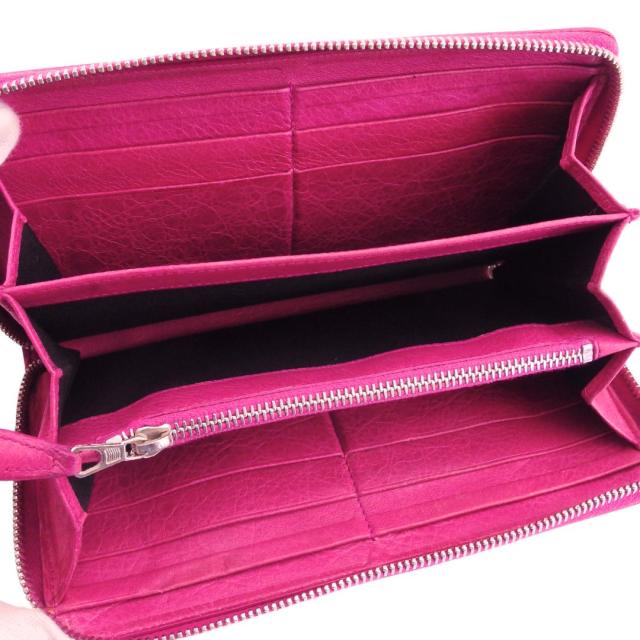 バレンシアガ BALENCIAGA 長財布ジャイアントコンチネンタル ピンク