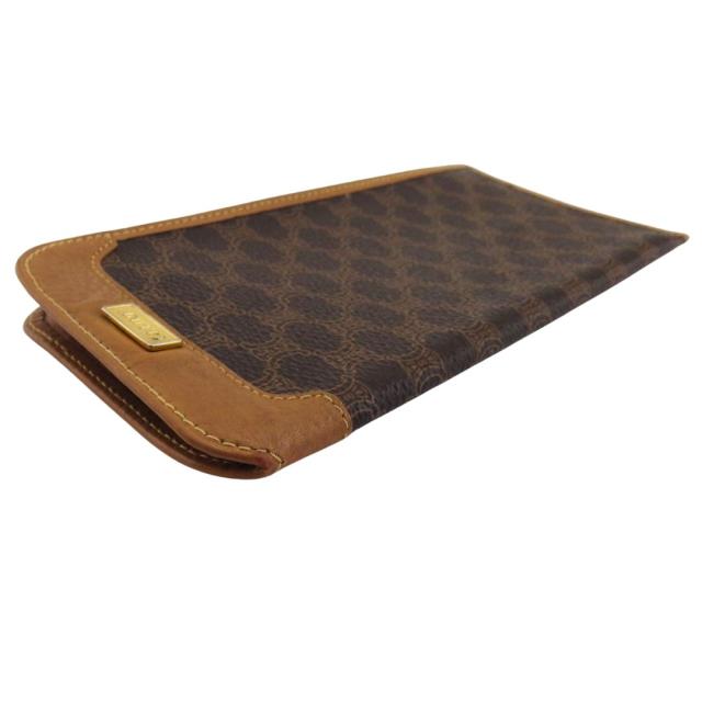 【30％OFF★週末タイムセール】セリーヌ CELINE メガネケースマカダム ブラウン ベージュ レディース 中古_3