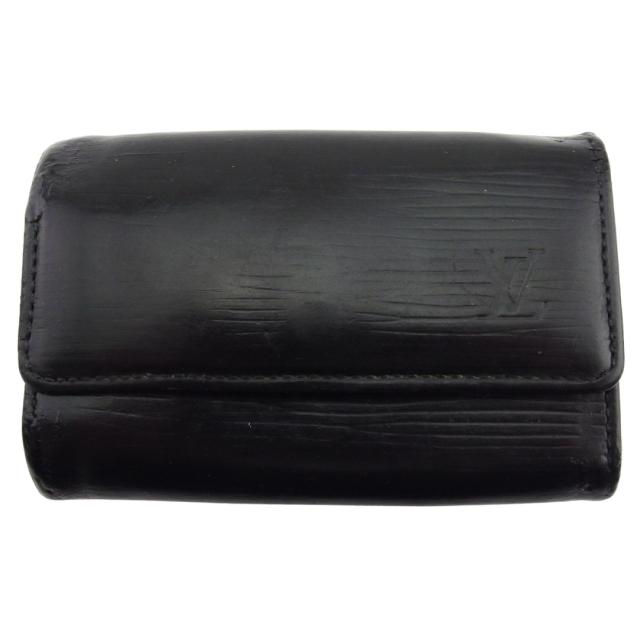 【BIGお買い物ラリー★30%OFFセール中】ルイ・ヴィトン LOUIS VUITTON キーケースエピ ミュルティクレ6 ブラック レディース 中古