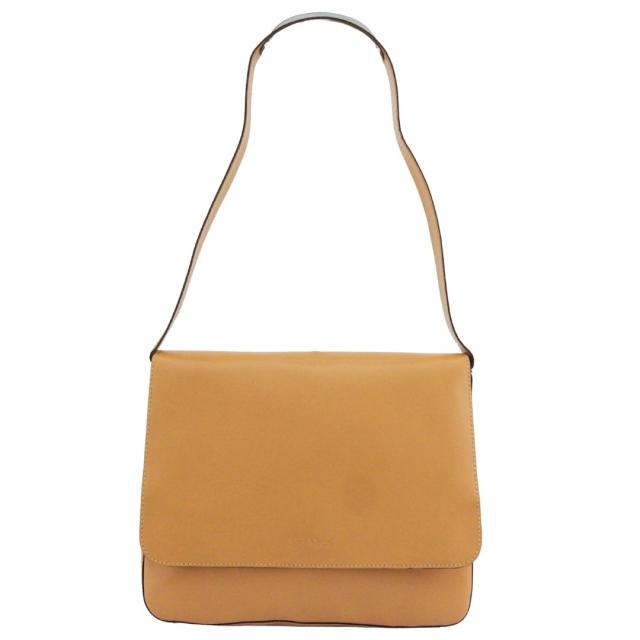 【BIGお買い物ラリー★30%OFFセール中】マックスマーラ MAX MARA ショルダーバッグロゴ ベージュ レディース 中古