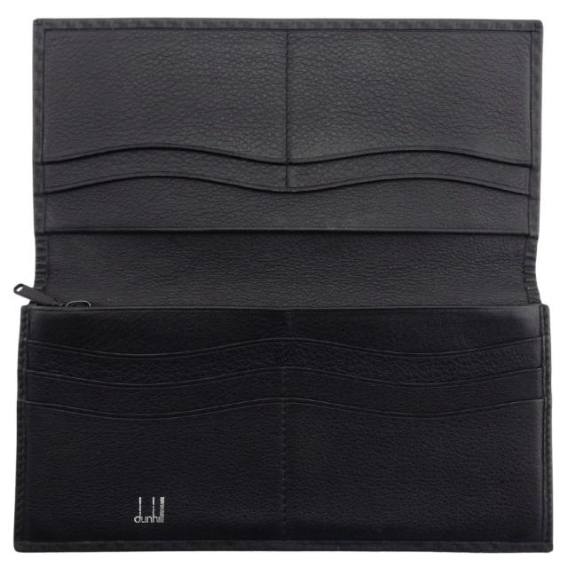 【BIGお買い物ラリー★30%OFFセール中】ダンヒル Dunhill 長財布シャーシ ブラック メンズ 中古 BIGお買い物ラリー☆20％OFFセール中】ダンヒル Dunhill 長財布