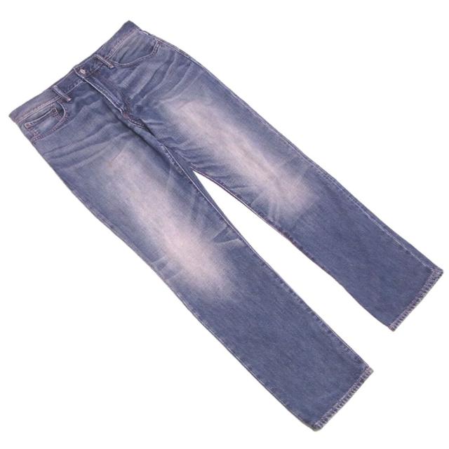 【X'masセール★30%OFF】ギャップ GAP デニムパンツウォッシュデニム ♯84 81サイズ ストレート ブルー レディース 中古
