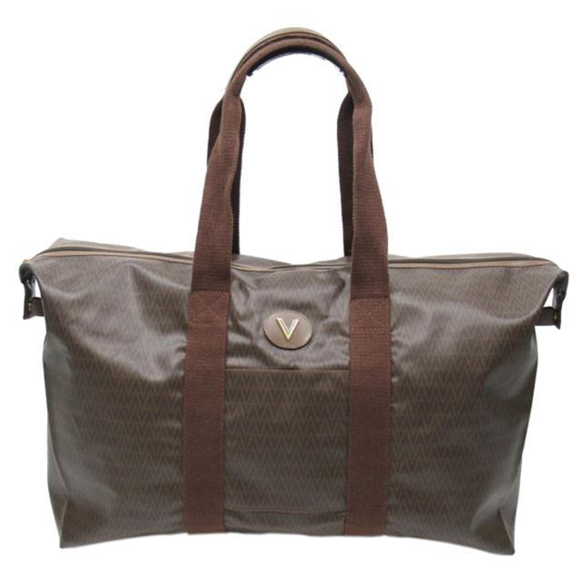 マリオ ヴァレンティノ ボストンバッグ トラベル 旅行用 バッグ レディース メンズ MVマーク MARIO VALENTINO 中古 マリオ ヴァレンティノ ボストンバッグ トラベルバッグ PVC×レザー