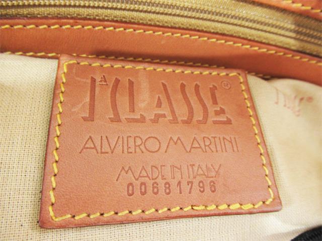 【30％OFF★週末タイムSALE】プリマクラッセ PRIMA CLASSE ボストンバッグ地図柄 2WAY ショルダー ベージュ ブラウン系 レディース 中古_7