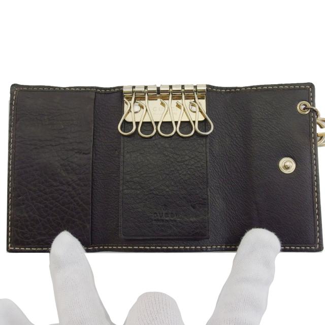 グッチ GUCCI キーケースグッチシマ インターロッキングGチャーム