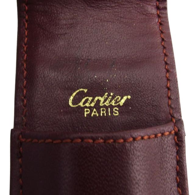 カルティエ Cartier ペンケース ボルドー ✨綺麗✨Cartier カルティエ