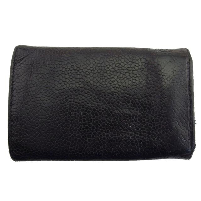 【30％OFF★週末タイムSALE】シャネル CHANEL キーケースココマーク オールドシャネル ブラック レディース 中古_1