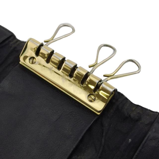 【30％OFF★週末タイムSALE】シャネル CHANEL キーケースココマーク オールドシャネル ブラック レディース 中古_5