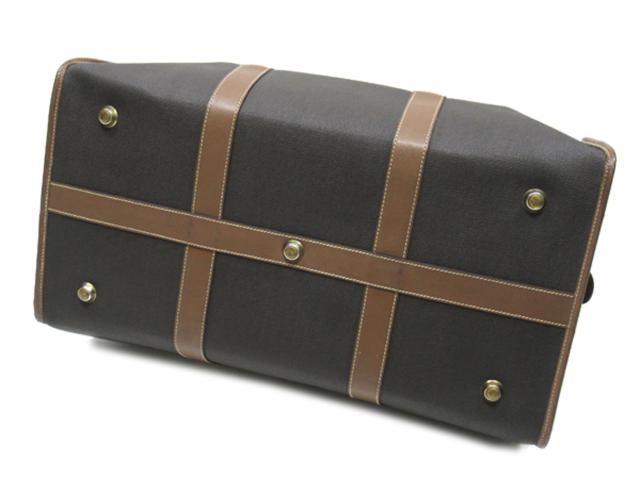 ダンヒル Dunhill ボストンバッグヘリンボーン グレー 灰色 ブラウン レディース 中古_3